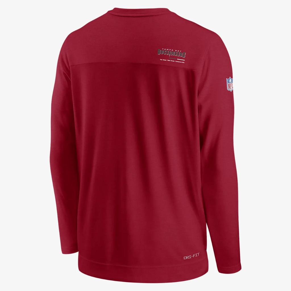 Nike Dri-FIT Lockup Coach UV (NFL Tampa Bay Buccaneers) Men&#039;s Long-Sleeve Top NS2511ZM8B-636