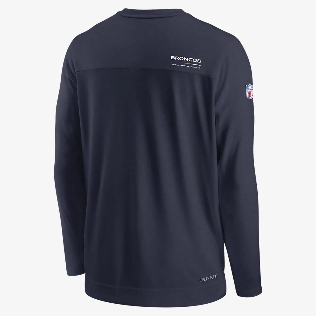 Nike Dri-FIT Lockup Coach UV (NFL Denver Broncos) Men&#039;s Long-Sleeve Top NS2512B98W-636