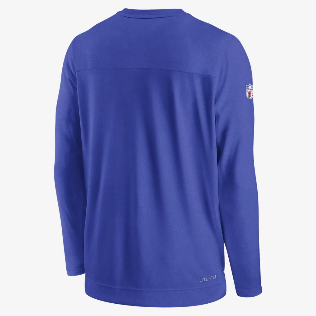 Nike Dri-FIT Lockup (NFL Los Angeles Rams) Men&#039;s Long-Sleeve Top NS44945Z95-5N7