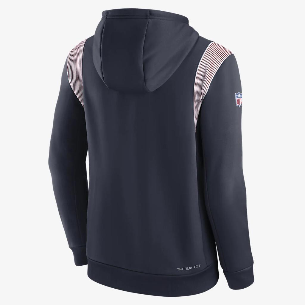 Nike Therma Athletic Stack (NFL Houston Texans) Men&#039;s Pullover Hoodie NS49027L8V-5N9