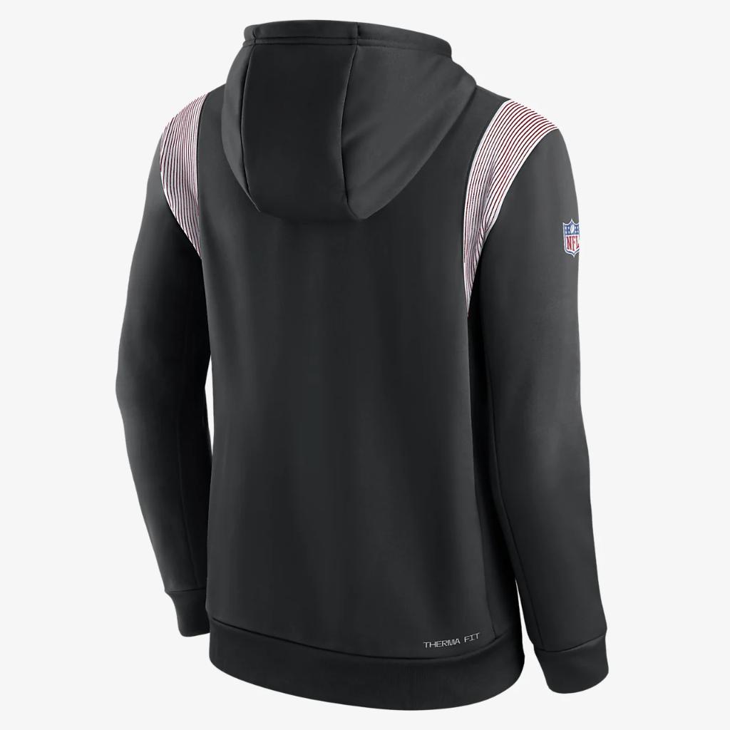 Nike Therma Athletic Stack (NFL San Francisco 49ers) Men&#039;s Pullover Hoodie NS4919M473-5N9
