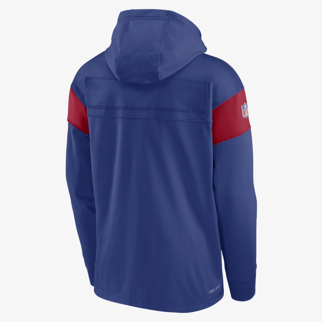 Nike Dri-FIT Athletic Arch Jersey (NFL New York Giants) Men&#039;s Pullover Hoodie NS53073K8I-5UC