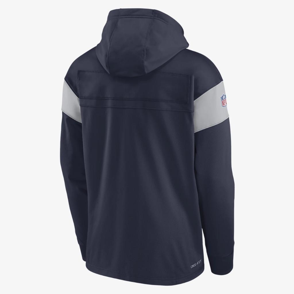 Nike Dri-FIT Athletic Arch Jersey (NFL New England Patriots) Men&#039;s Pullover Hoodie NS53447M8K-5UC