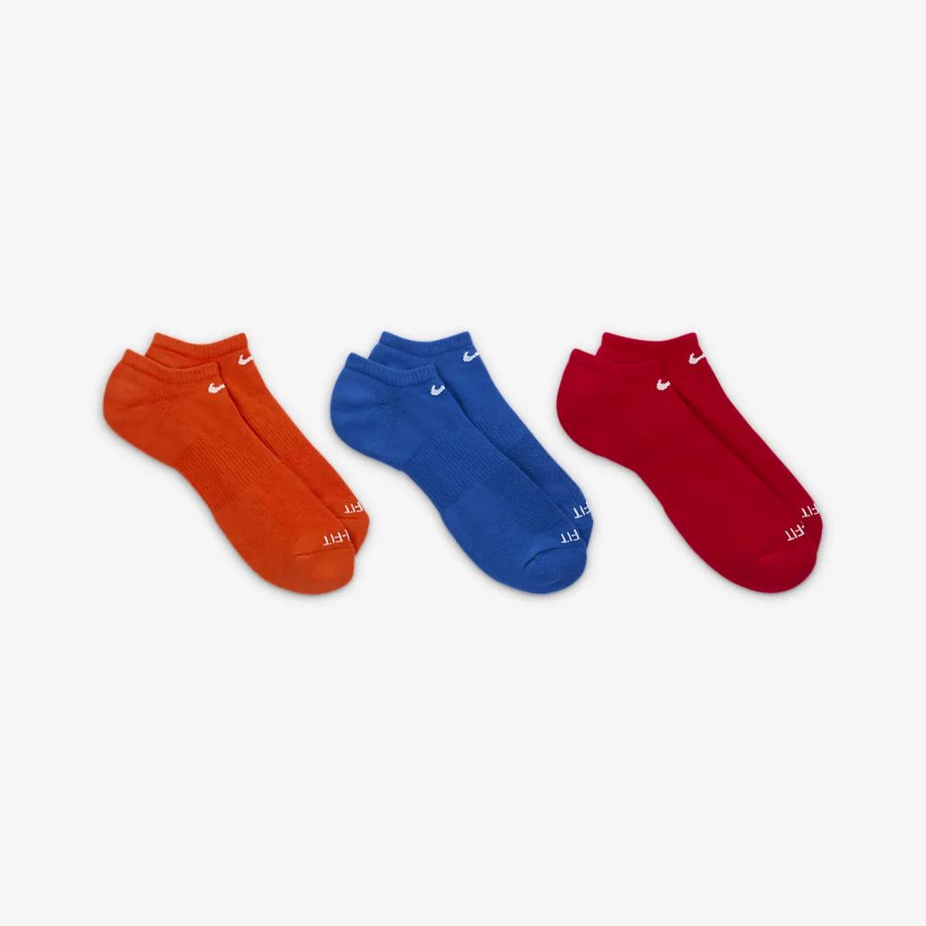 Nike Everyday Plus Cushion Training No-Show Socks (3 Pairs) SX6889-966