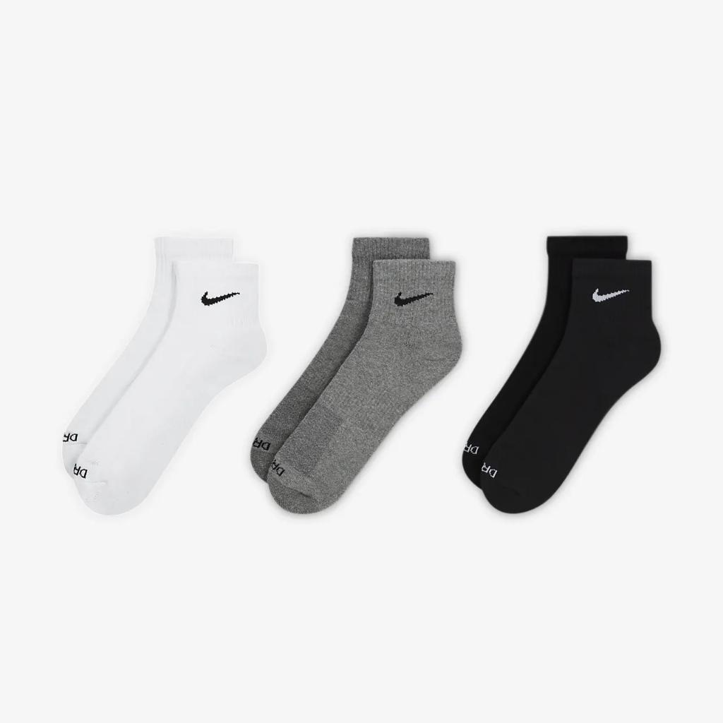 Nike Everyday Plus Cushioned Training Ankle Socks (3 Pairs) SX6890-965