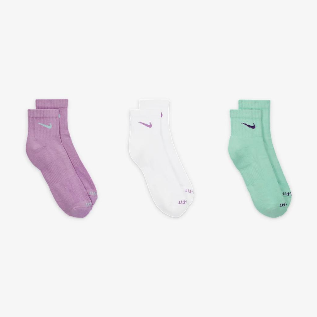 Nike Everyday Plus Cushioned Training Ankle Socks (3 Pairs) SX6890-993