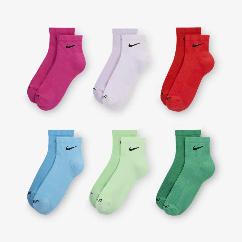 Nike Everyday Plus Cushioned Training Ankle Socks (6 Pairs) SX6899-907