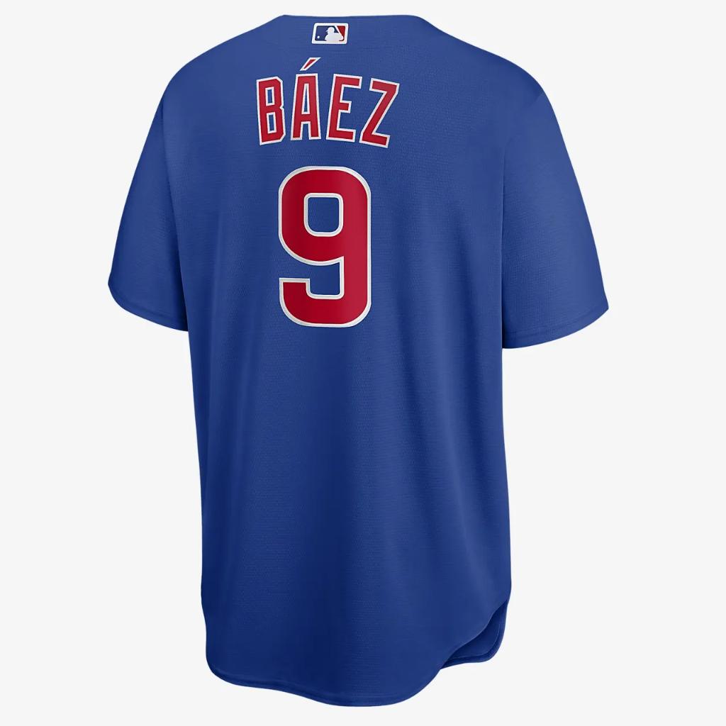 MLB Chicago Cubs (Javier Báez) Men&#039;s Replica Baseball Jersey T770B09-CC1