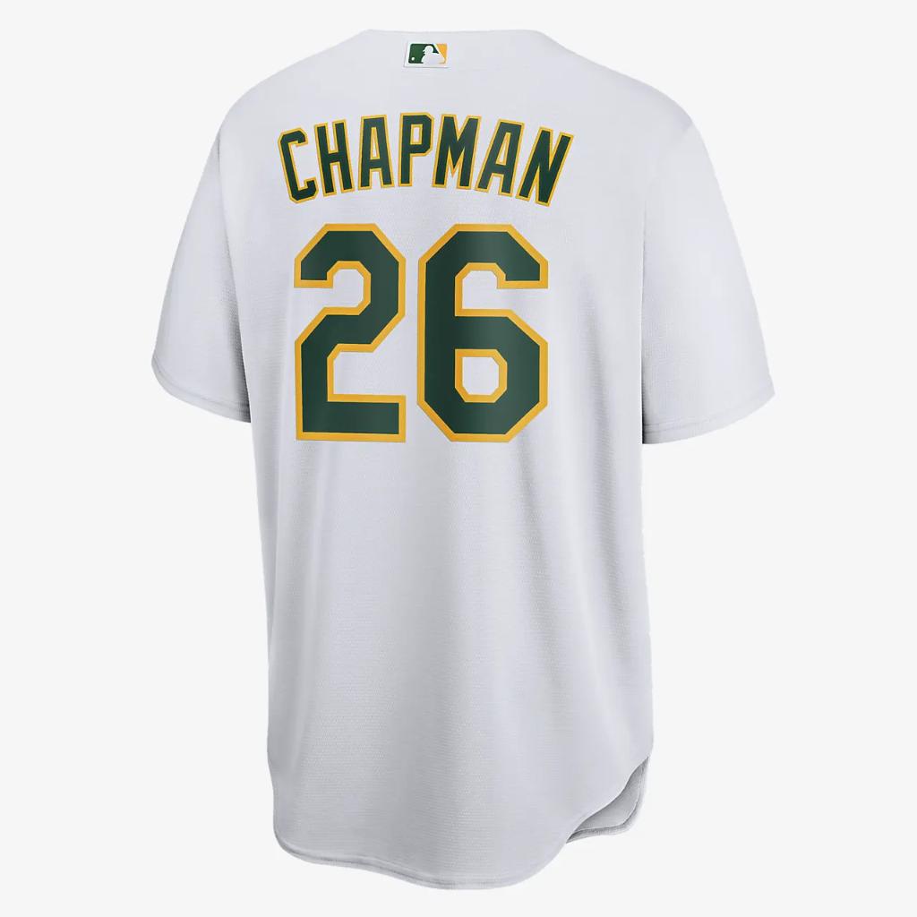 MLB Oakland Athletics (Matt Chapman) Men&#039;s Replica Baseball Jersey T770FZWHFZ7-C26