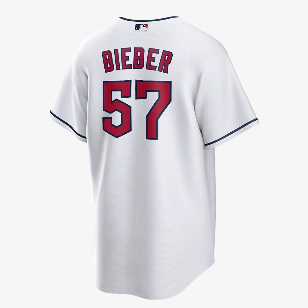 MLB Cleveland Guardians (Shane Bieber) Men&#039;s Replica Baseball Jersey T770GUWHIA7-B57