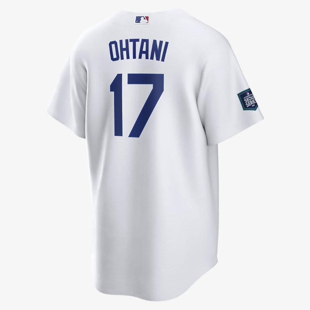 Shohei Ohtani Los Angeles Dodgers 2024 MLB World Tour Seoul Series Men&#039;s Nike MLB Replica Jersey T770LDWHLD7-KN3
