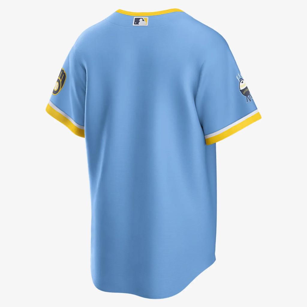 MLB Milwaukee Brewers City Connect Men&#039;s Replica Baseball Jersey T770MBCCMZB-CC4