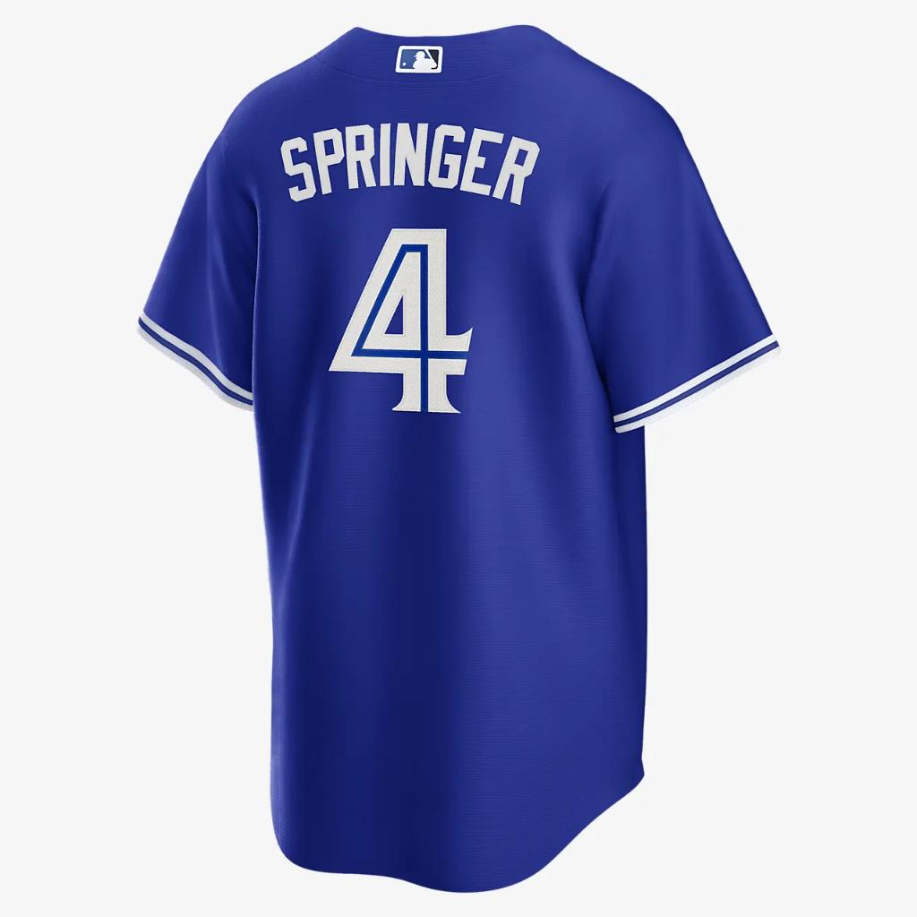 MLB Toronto Blue Jays (George Springer) Men&#039;s Replica Baseball Jersey T770TOBATO7-S04