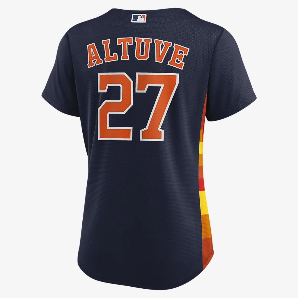 MLB Houston Astros (Jose Altuve) Women&#039;s Replica Baseball Jersey T773HUNUHU7-A27