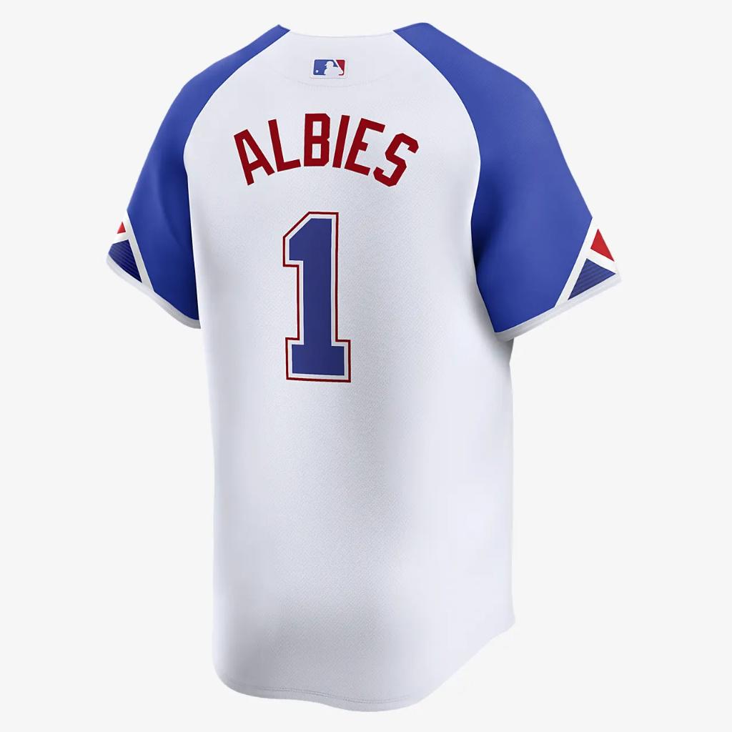 Ozzie Albies Atlanta Braves City Connect Men&#039;s Nike Dri-FIT ADV MLB Limited Jersey T7LM01O2AW9-53T