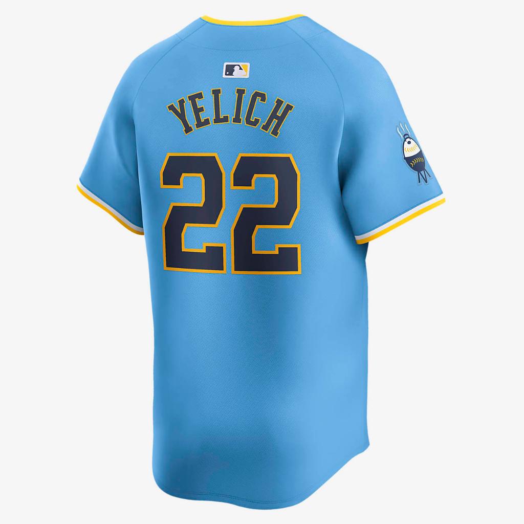 Christian Yelich Milwaukee Brewers City Connect Men&#039;s Nike Dri-FIT ADV MLB Limited Jersey T7LM03VYMZ9-00C