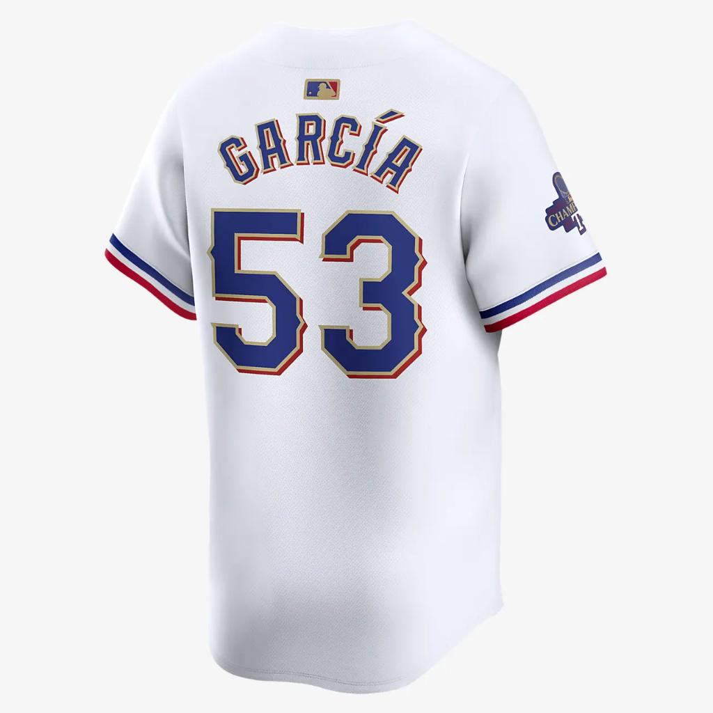 Adolis García Texas Rangers 2023 World Series Champions Gold Men&#039;s Nike Dri-FIT ADV MLB Limited Jersey T7LM0CMG6TG-W23
