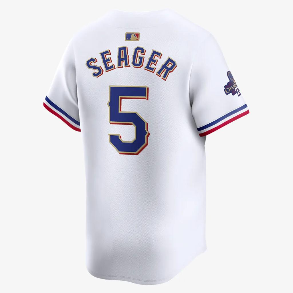Corey Seager Texas Rangers 2023 World Series Champions Gold Men&#039;s Nike Dri-FIT ADV MLB Limited Jersey T7LM0CMG6TG-W24