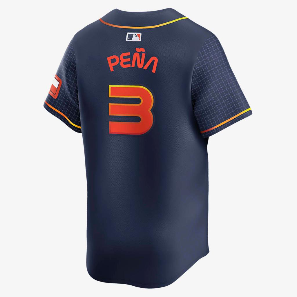 Jeremy Peña Houston Astros City Connect Men&#039;s Nike Dri-FIT ADV MLB Limited Jersey T7LMHUC1HU9-00Q